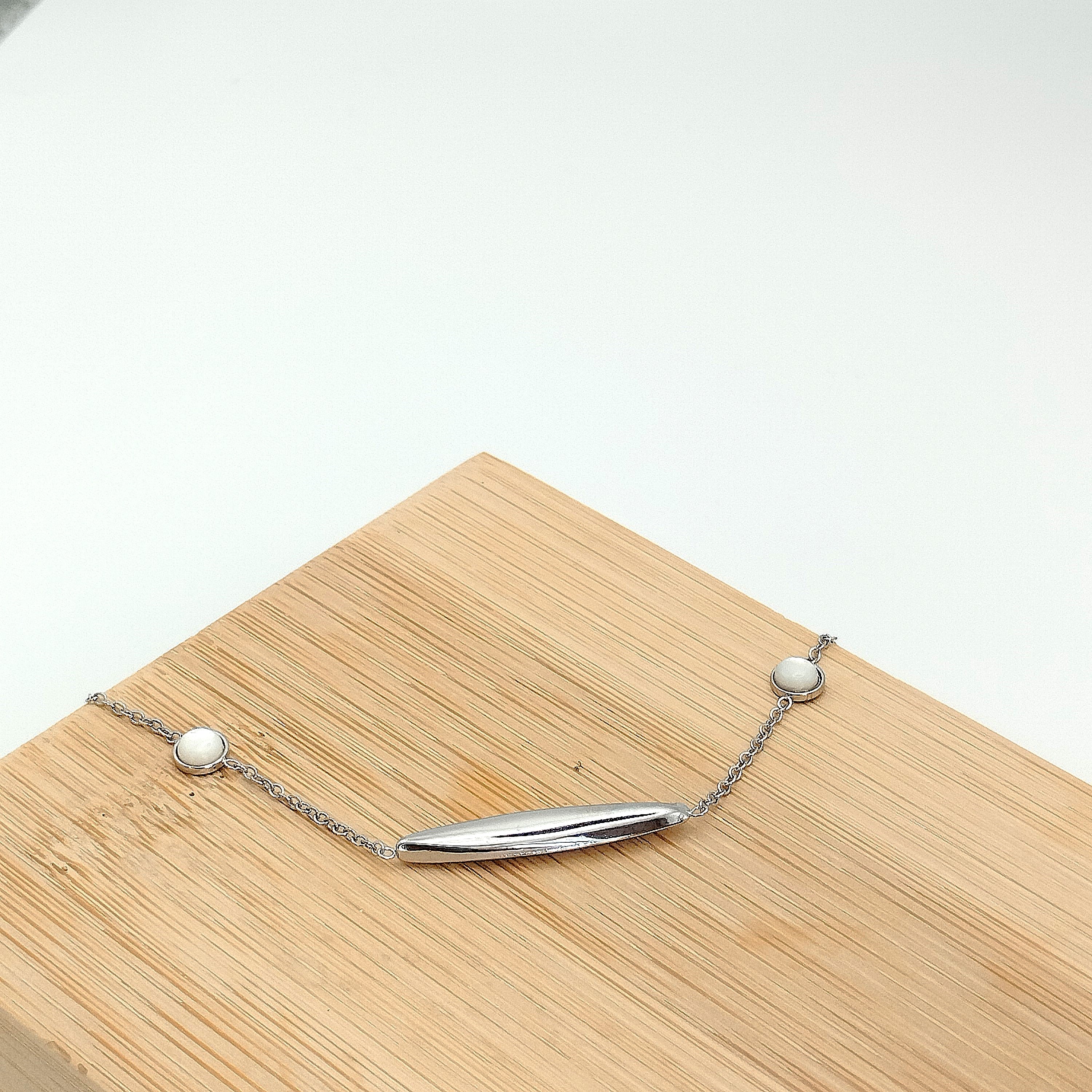 Βραχιόλι minimal με μαργαριτάρια
