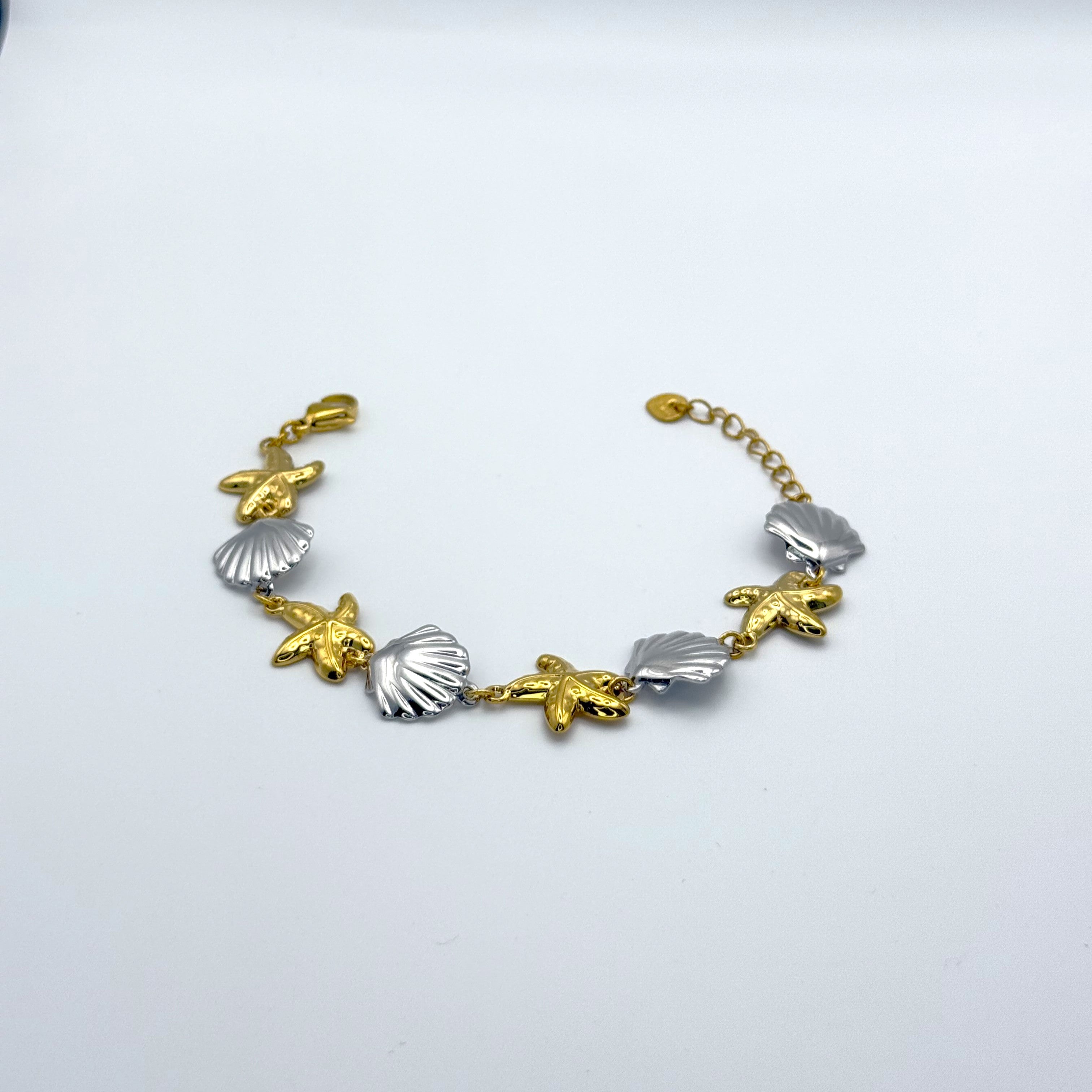 Βραχιόλι Με Αστερίες Και Κοχύλια