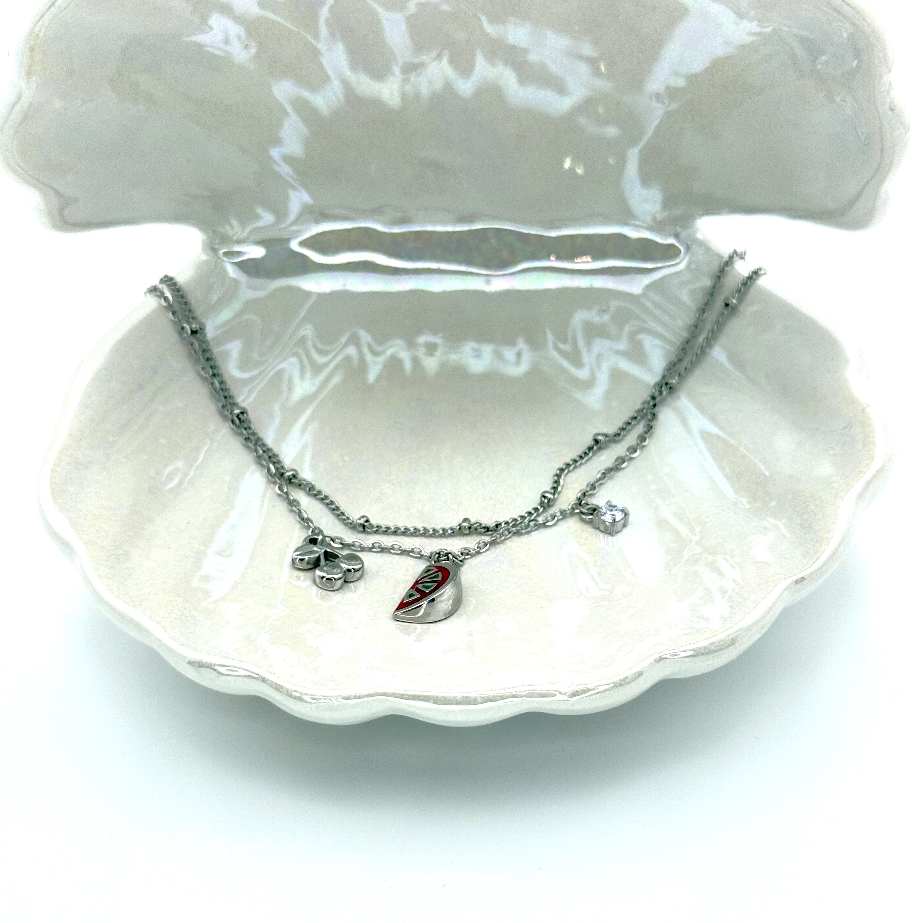 Βραχιόλι Ποδιού Καρπουζάκι