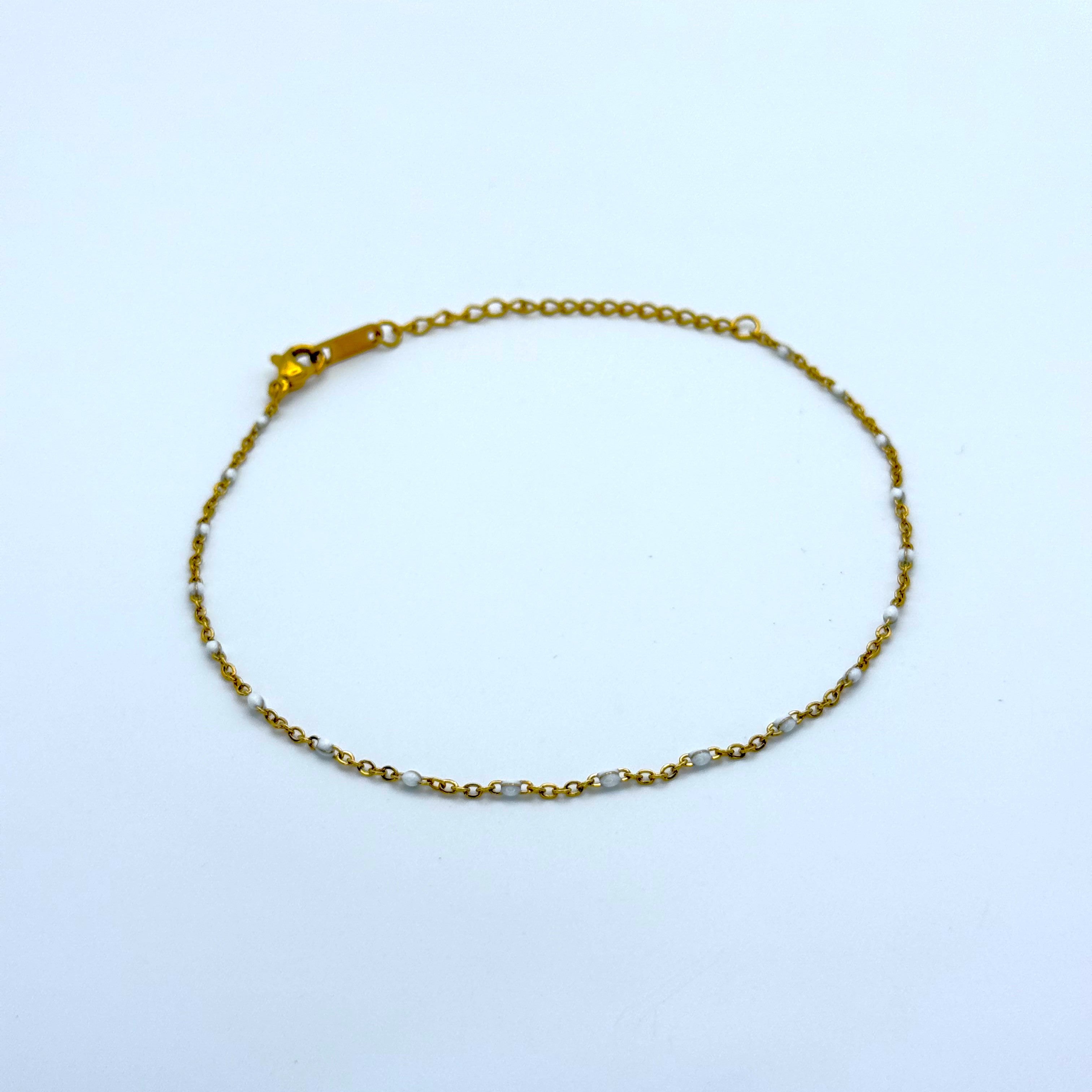 Βραχιόλι Ποδιού Με Πετρούλες Μικρές