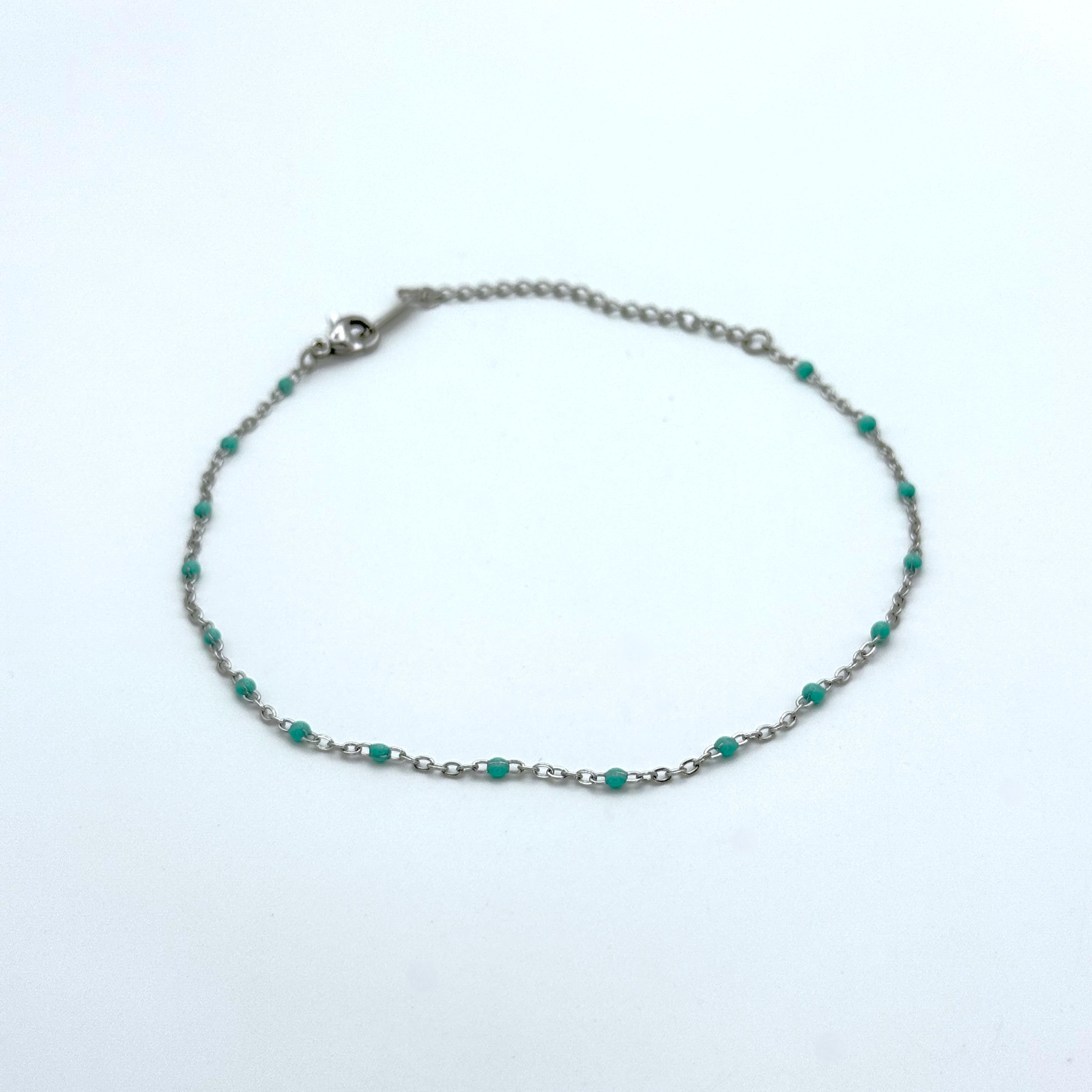 Βραχιόλι Ποδιού Με Πετρούλες Μικρές