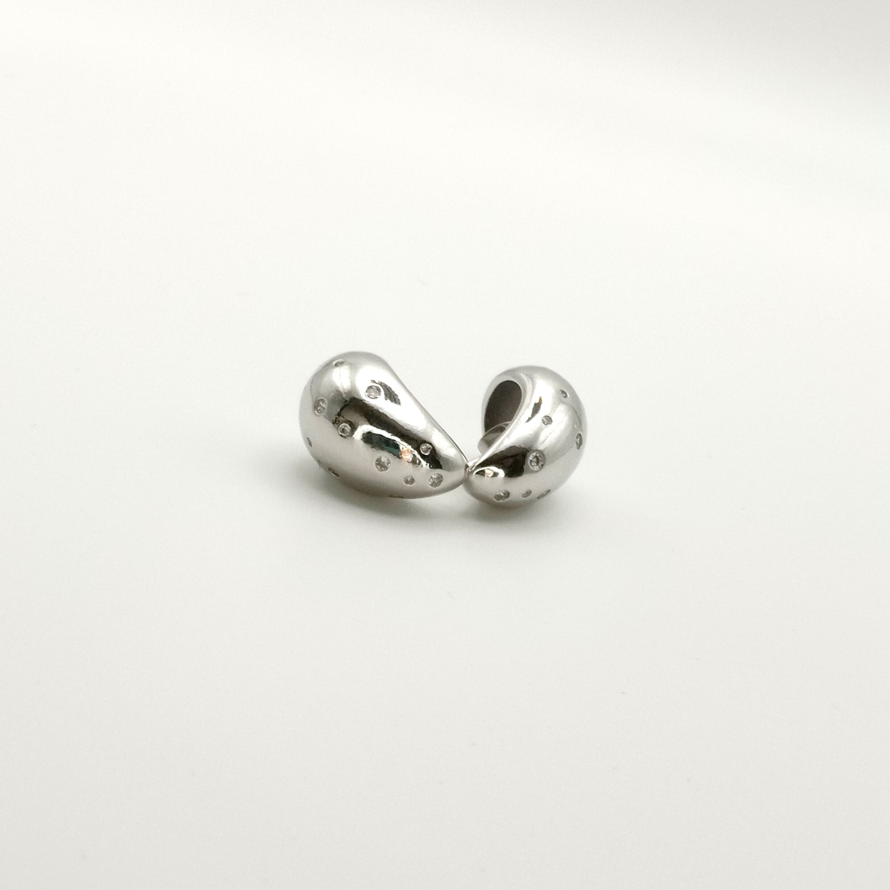 Σκουλαρίκια δάκρυα με στρας