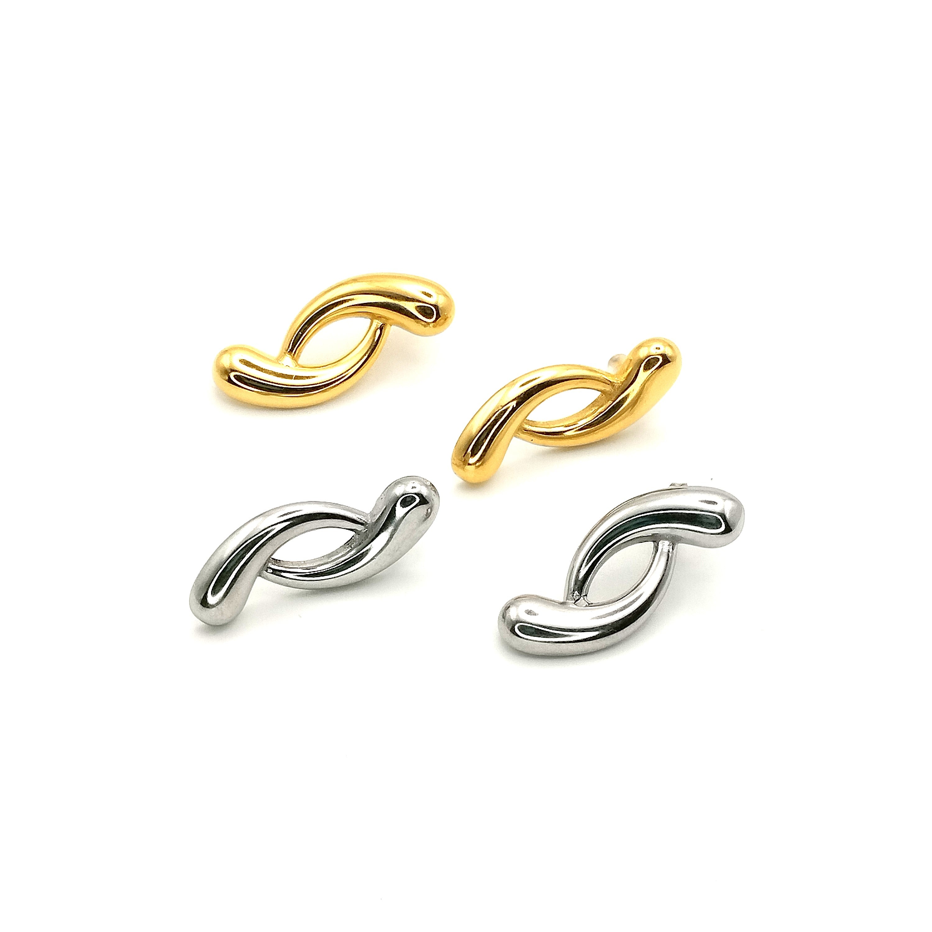 Σκουλαρίκια πλεξούδα