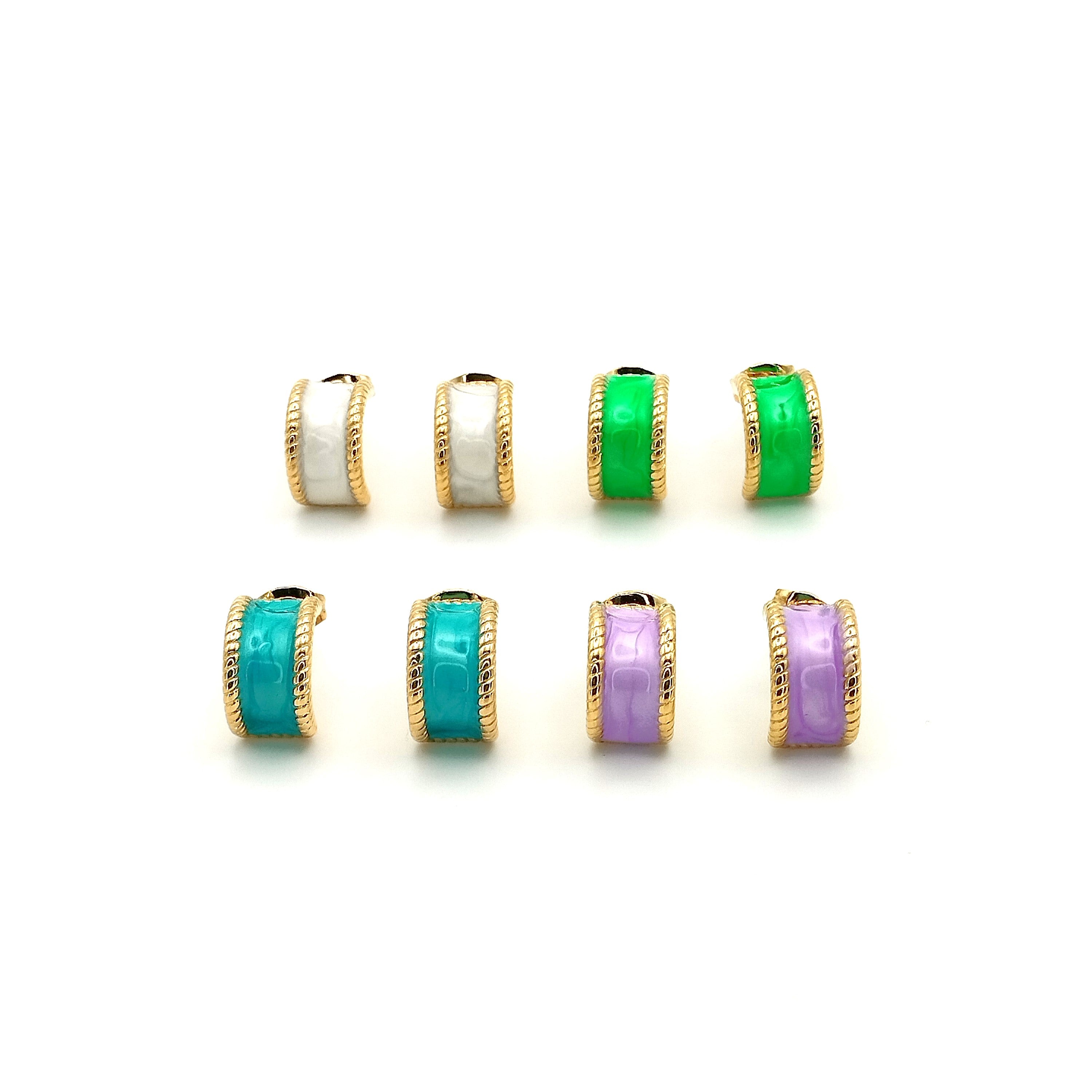 Σκουλαρίκια μικρά ημικύκλια