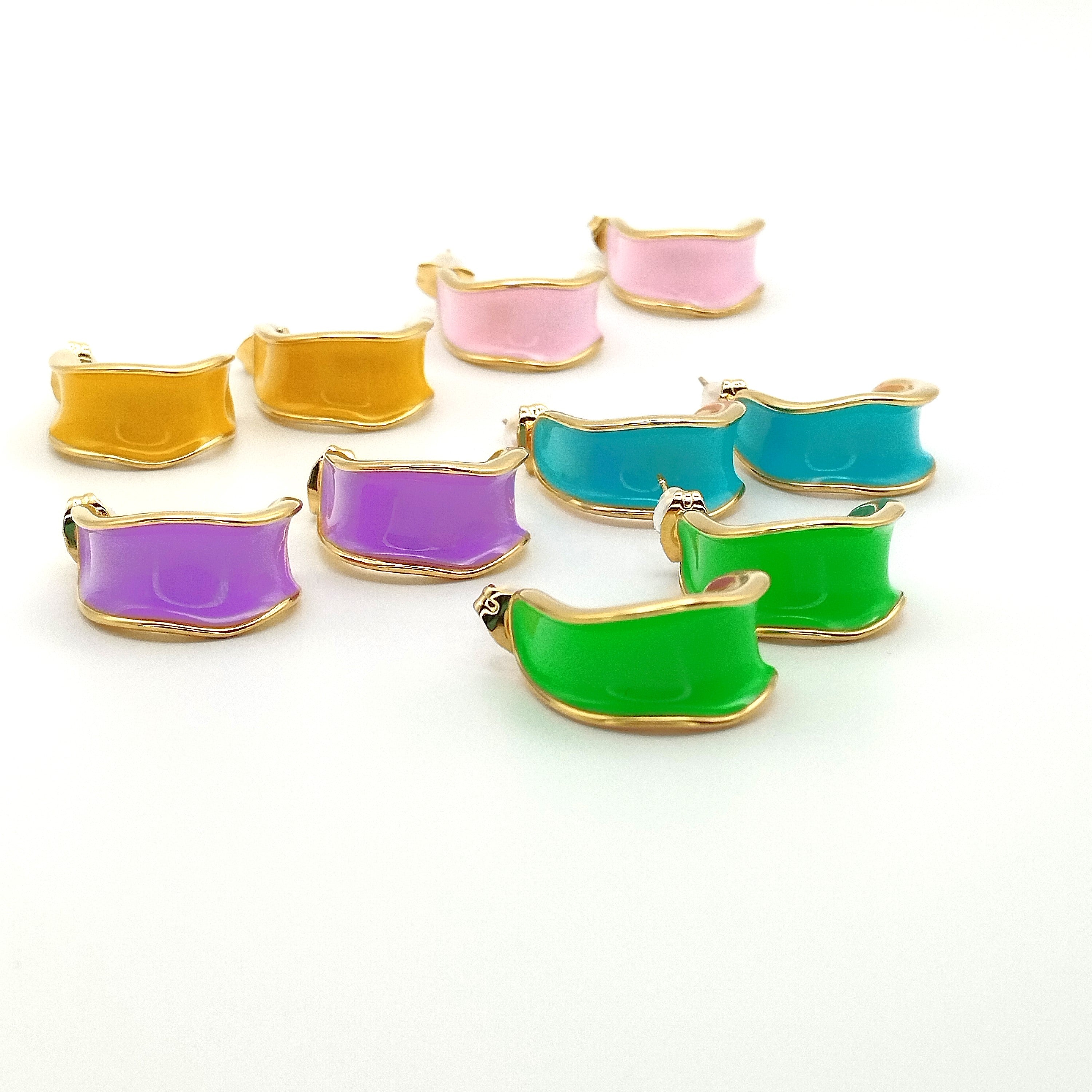 Σκουλαρίκια μεγάλα ημικύκλια