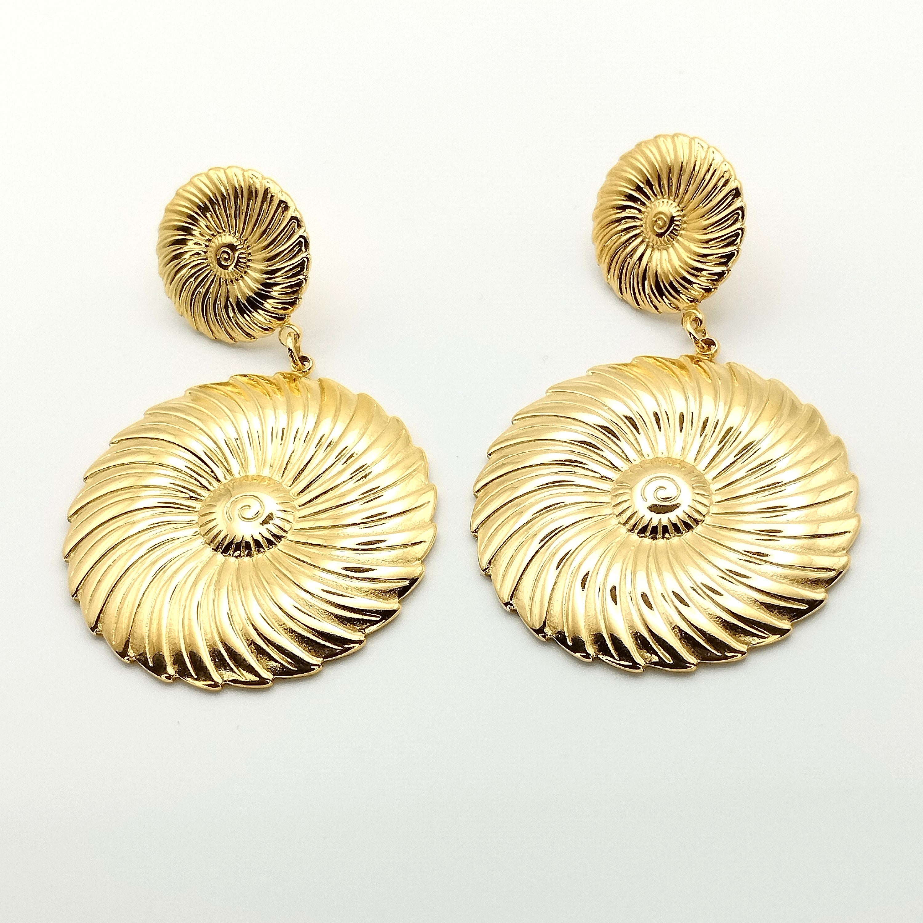 Σκουλαρίκια κρεμαστά στρογγυλά