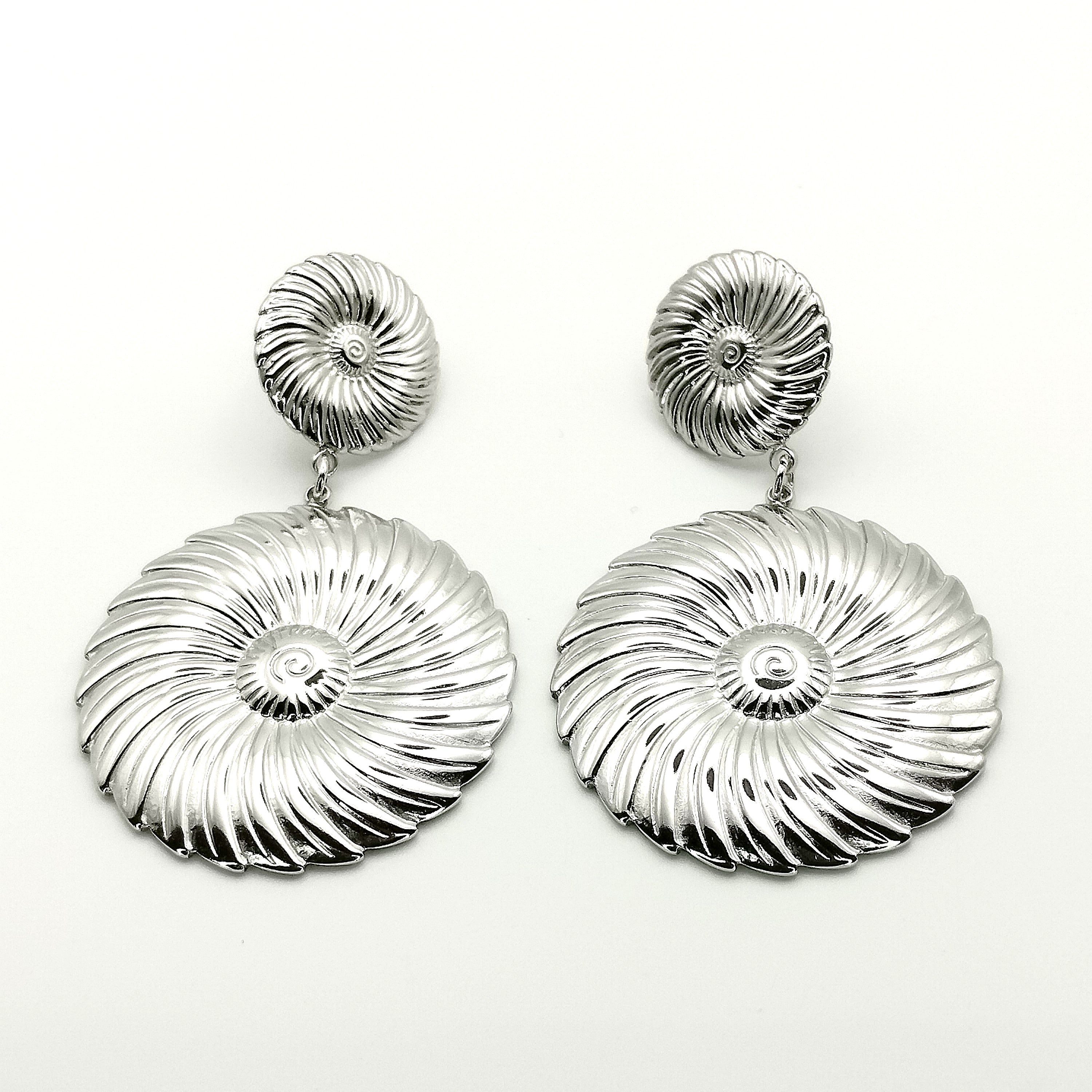 Σκουλαρίκια κρεμαστά στρογγυλά