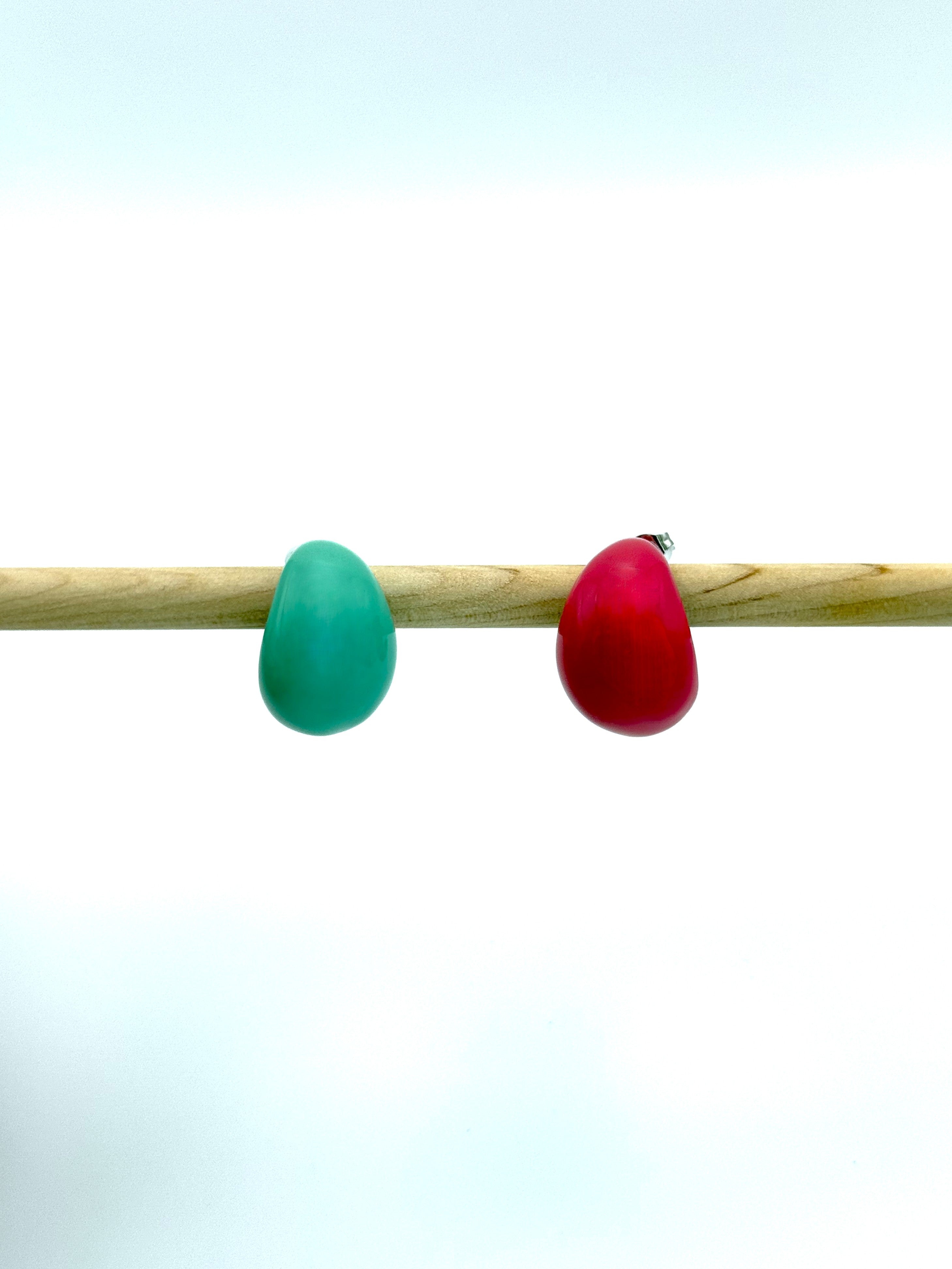 Σκουλαρίκια Καρφωτά Οβάλ