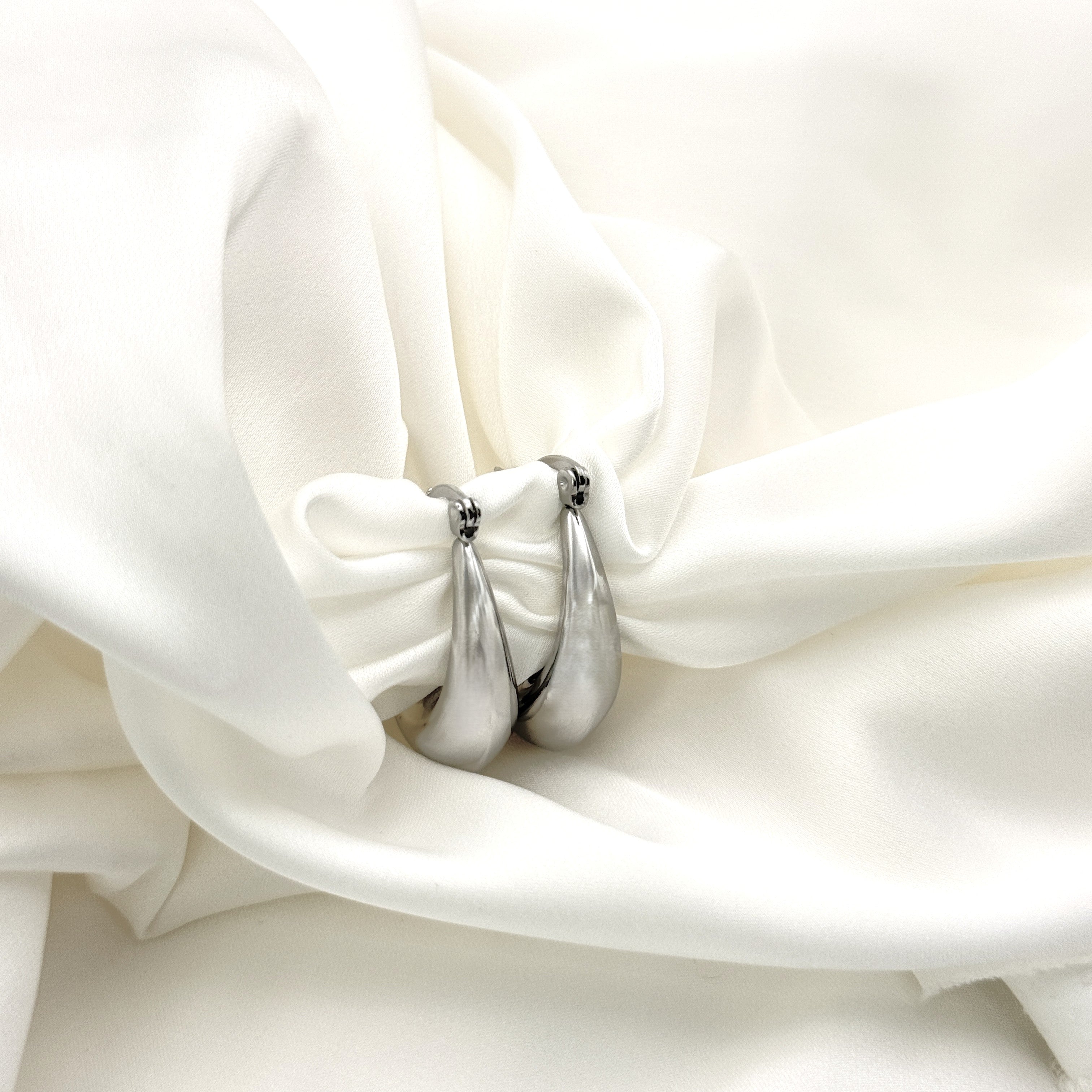 Σκουλαρίκια Ατσάλινα Παχείς Hoops