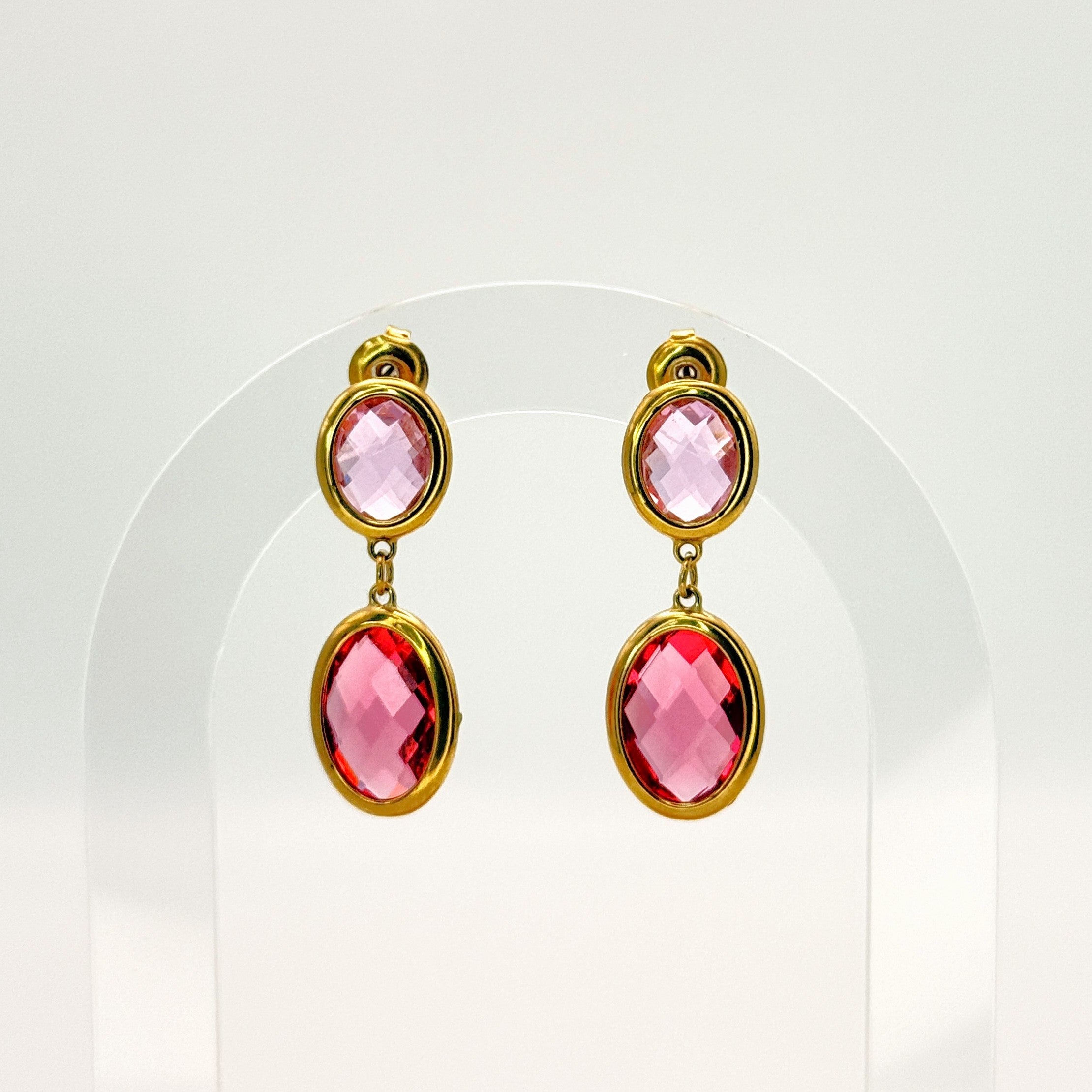 Glamorous Σκουλαρίκια με Πέτρες και Vintage Στιλ