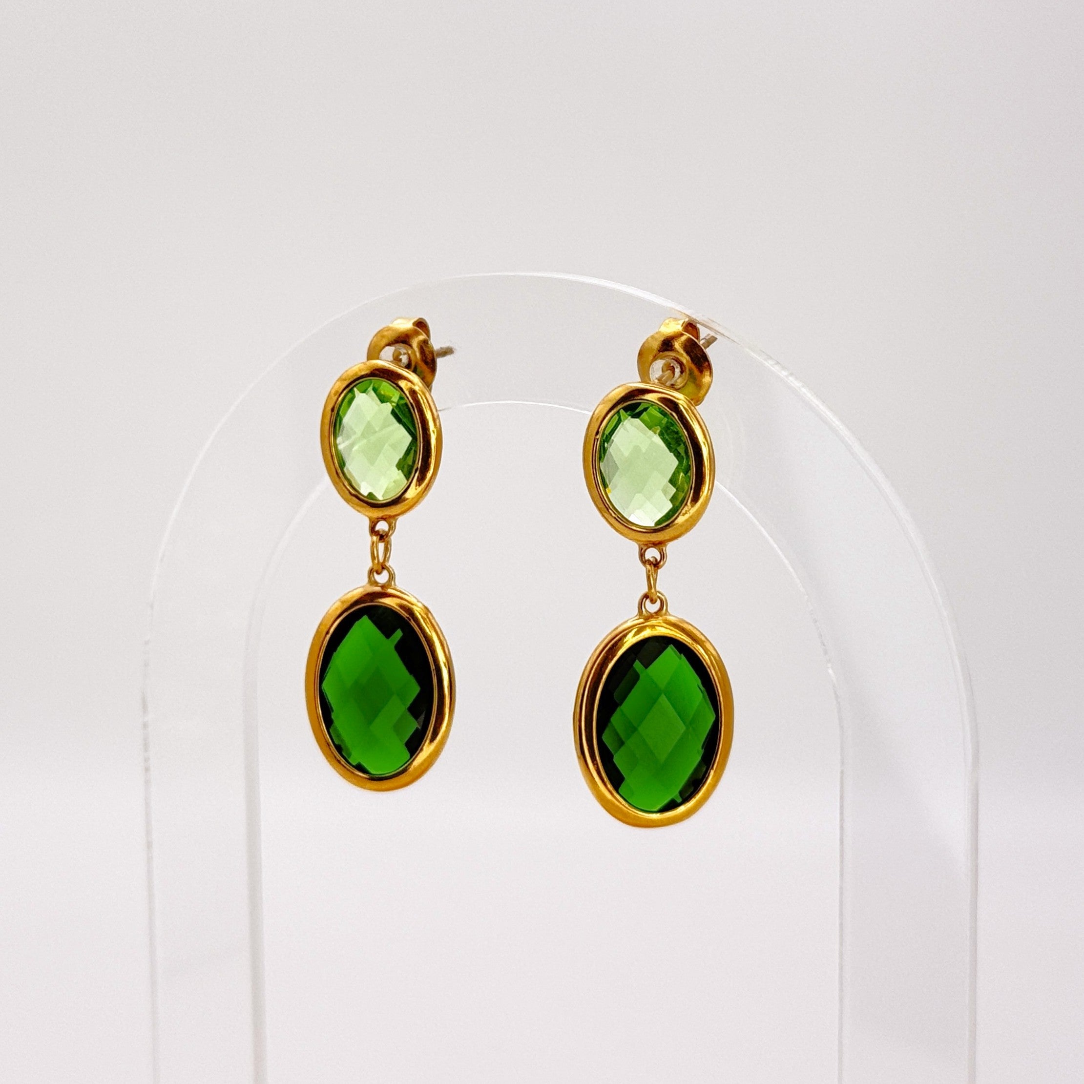 Glamorous Σκουλαρίκια με Πέτρες και Vintage Στιλ