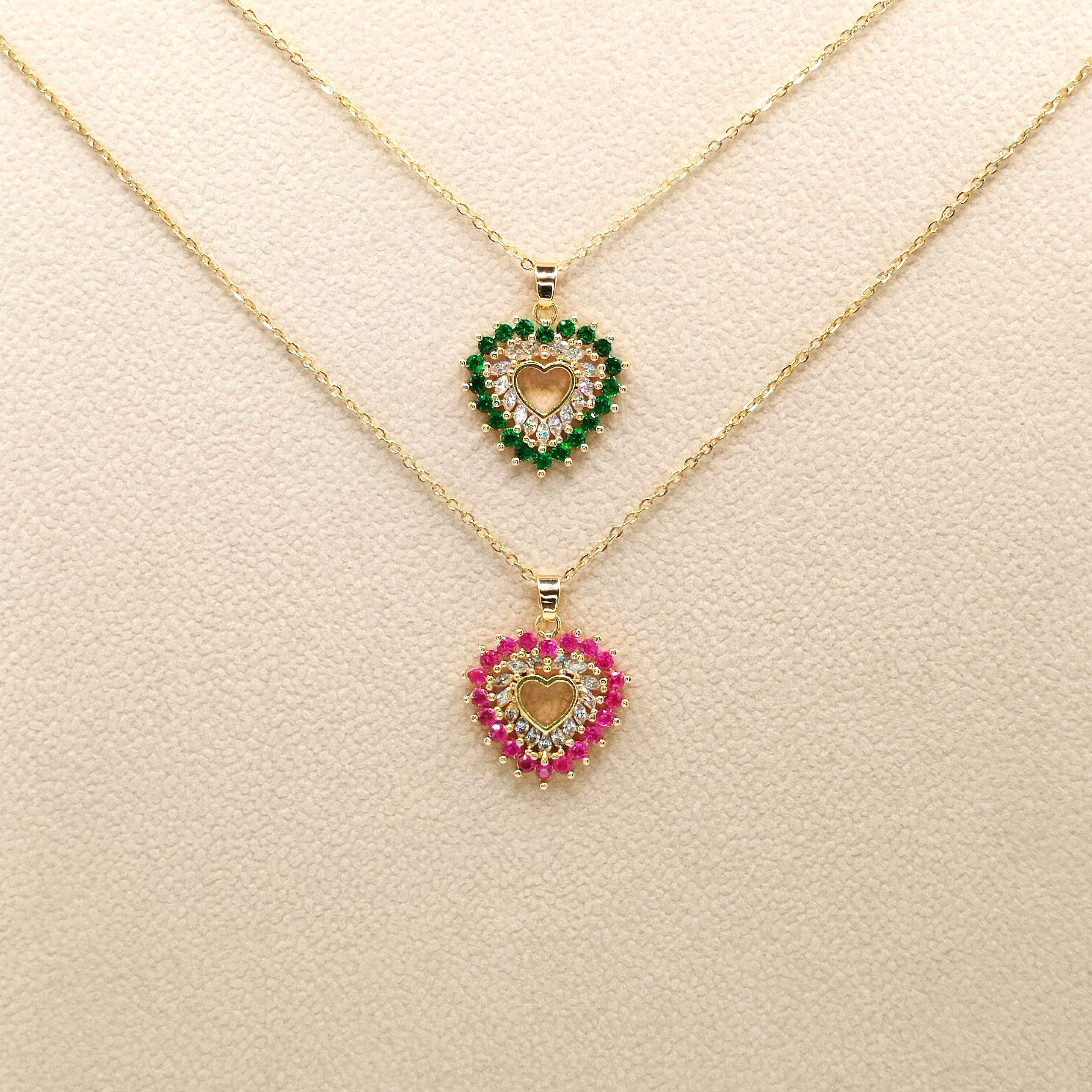Κολιέ σε σχήμα καρδιάς