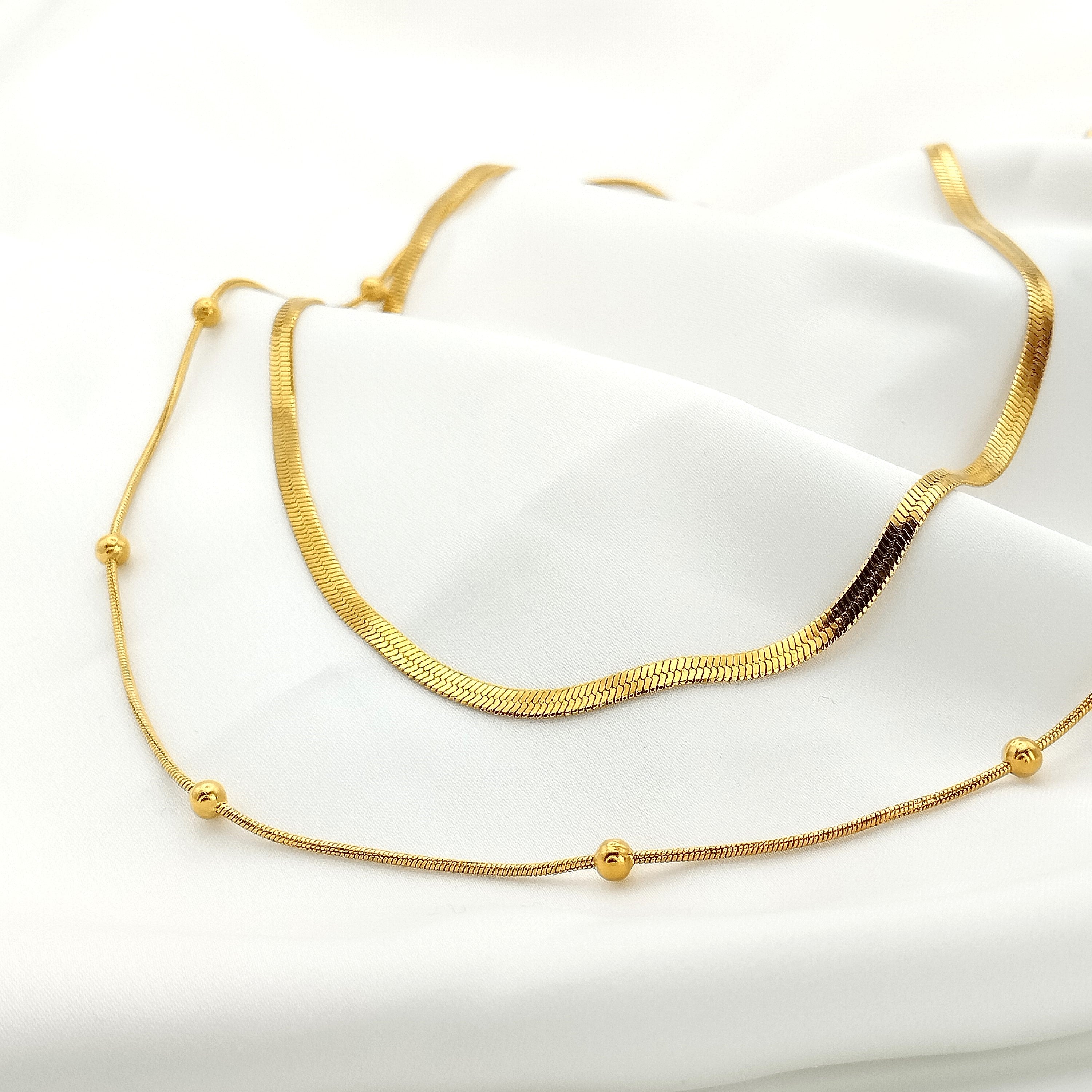 Κολιέ πολυτελείας διπλό minimal