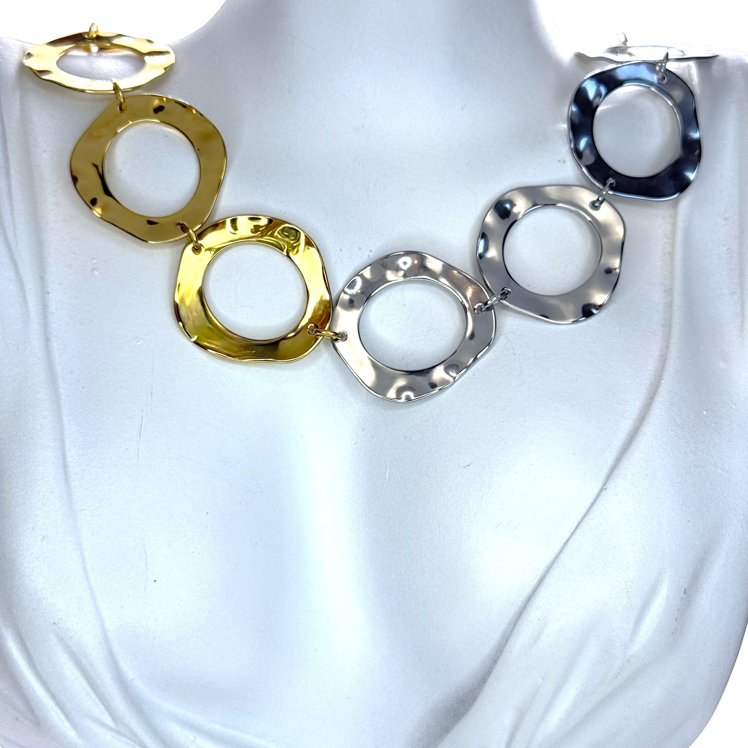 Κολιέ Πολυτελείας Δίχρωμο