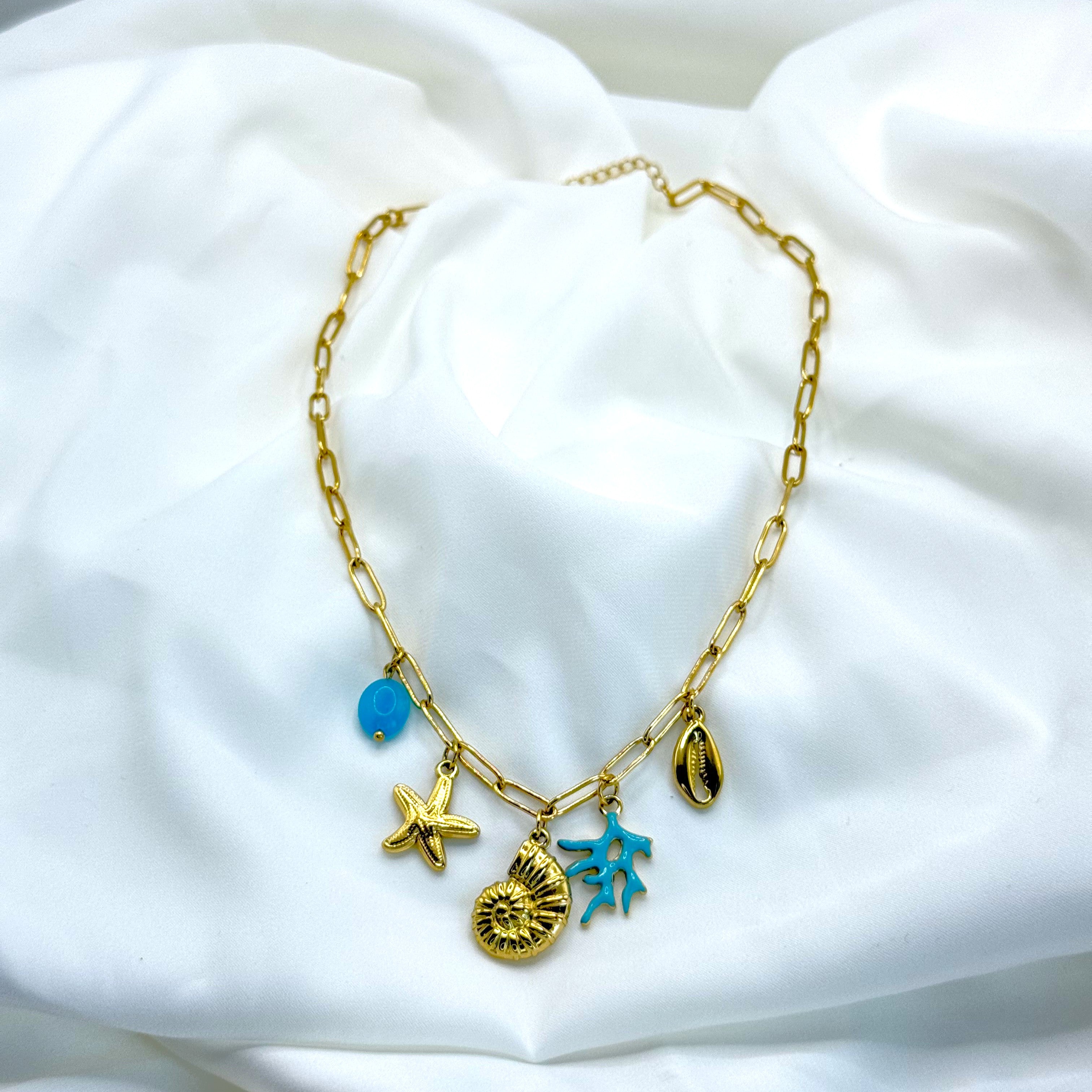 Κολιέ Με Καλοκαιρινά Στοιχεία