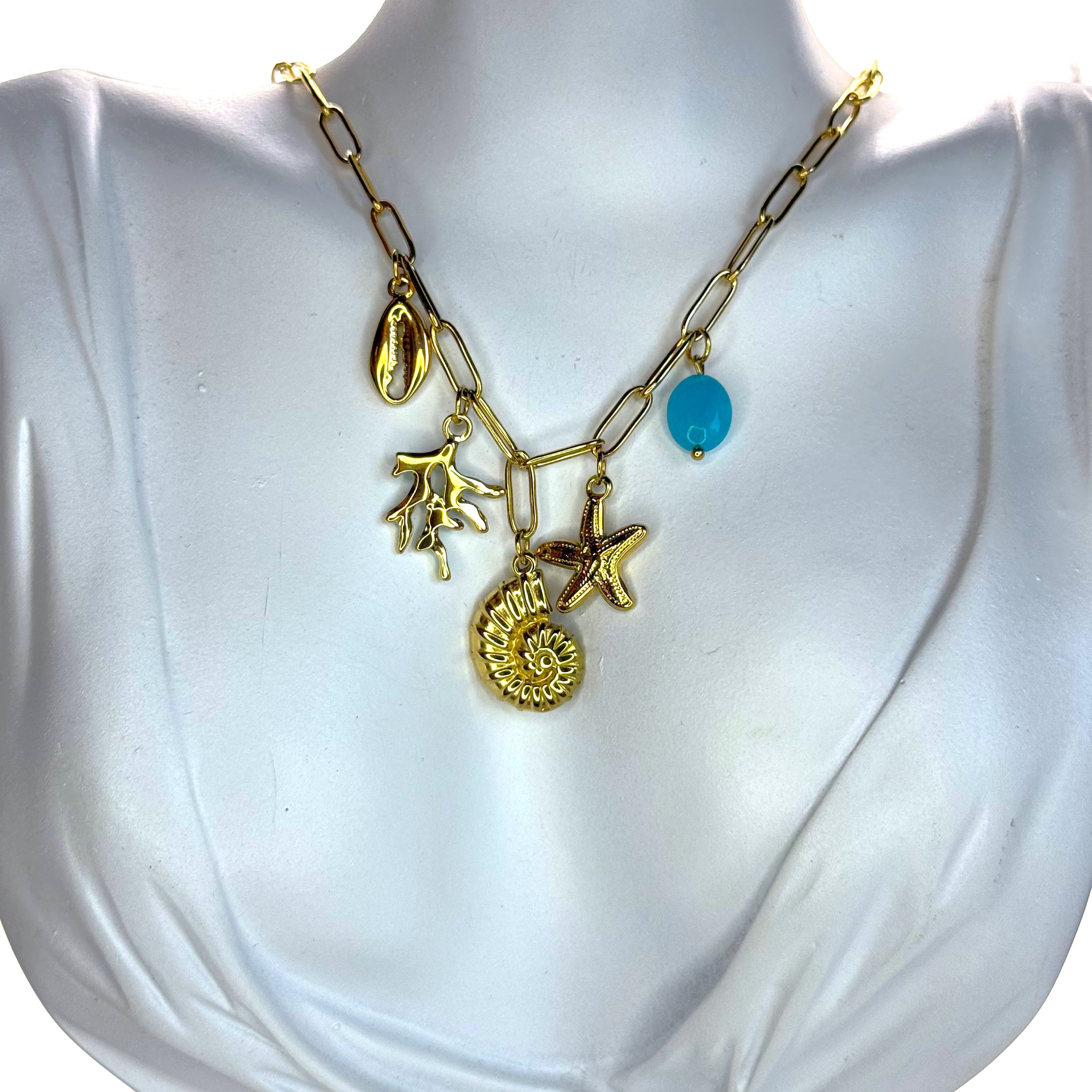 Κολιέ Με Καλοκαιρινά Στοιχεία