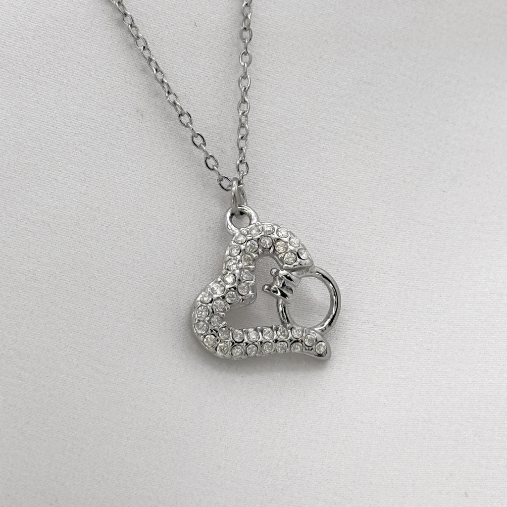 Κολιέ "Textured Links" Με Μεικτούς Κρίκους