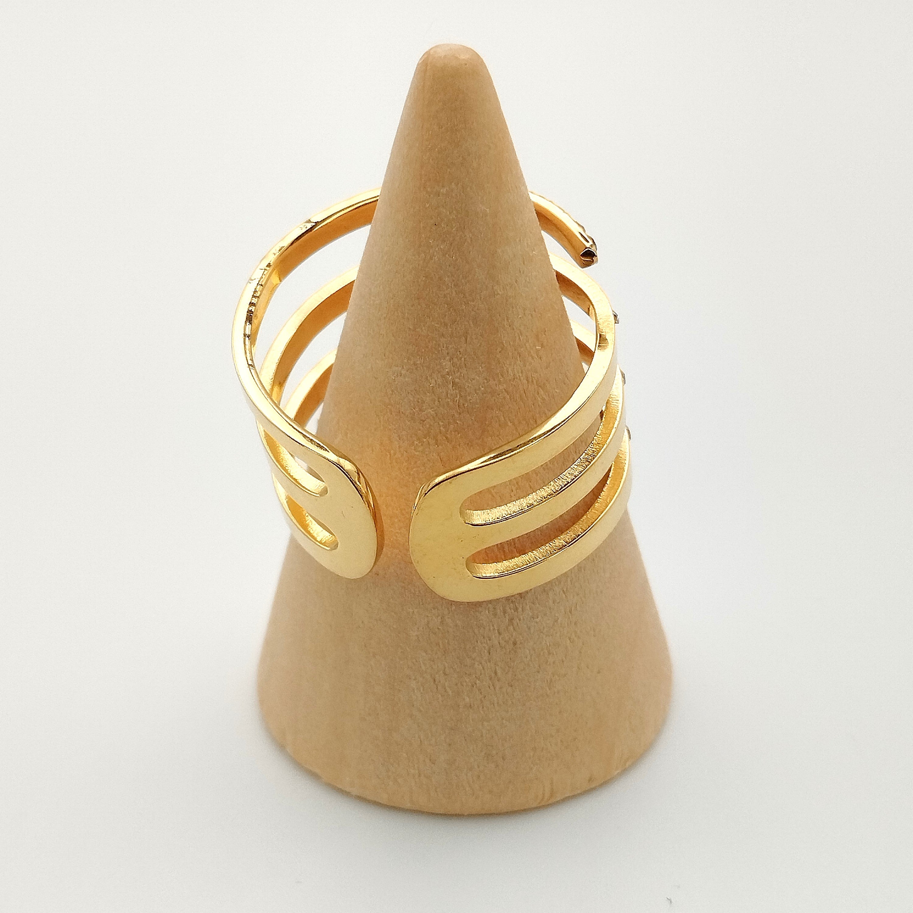 Δαχτυλίδι συμμετρία με διαμαντάκια