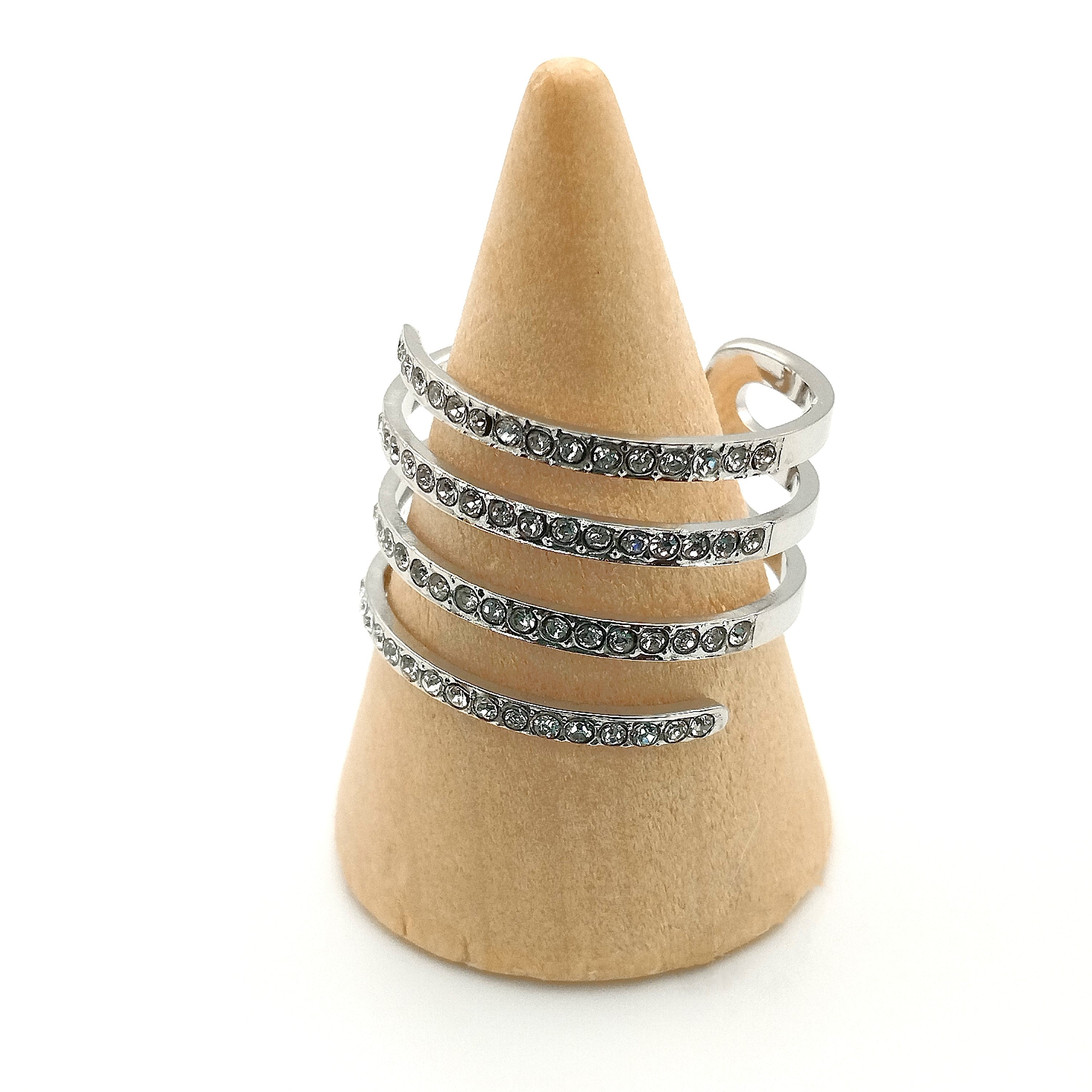 Δαχτυλίδι συμμετρία με διαμαντάκια