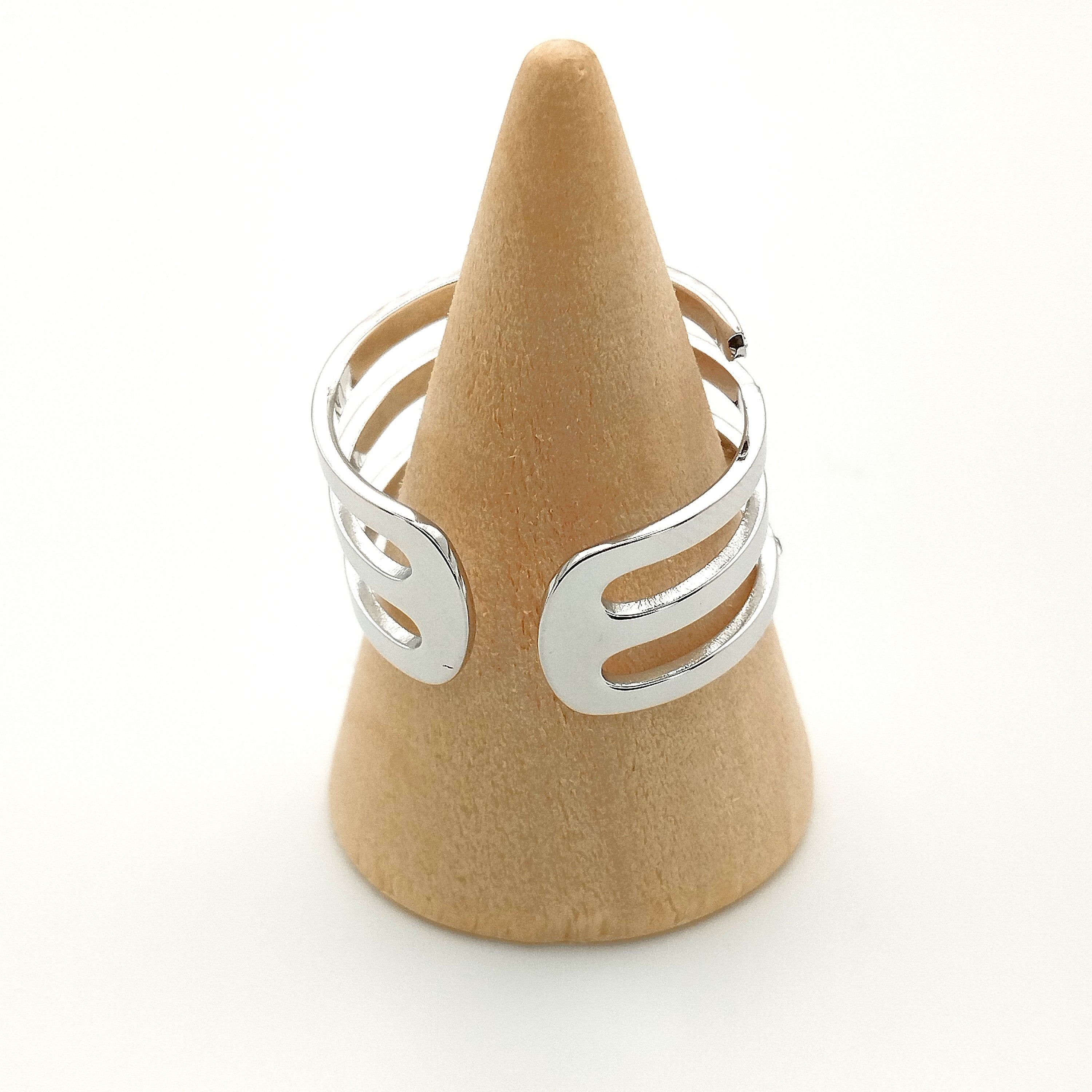 Δαχτυλίδι συμμετρία με διαμαντάκια