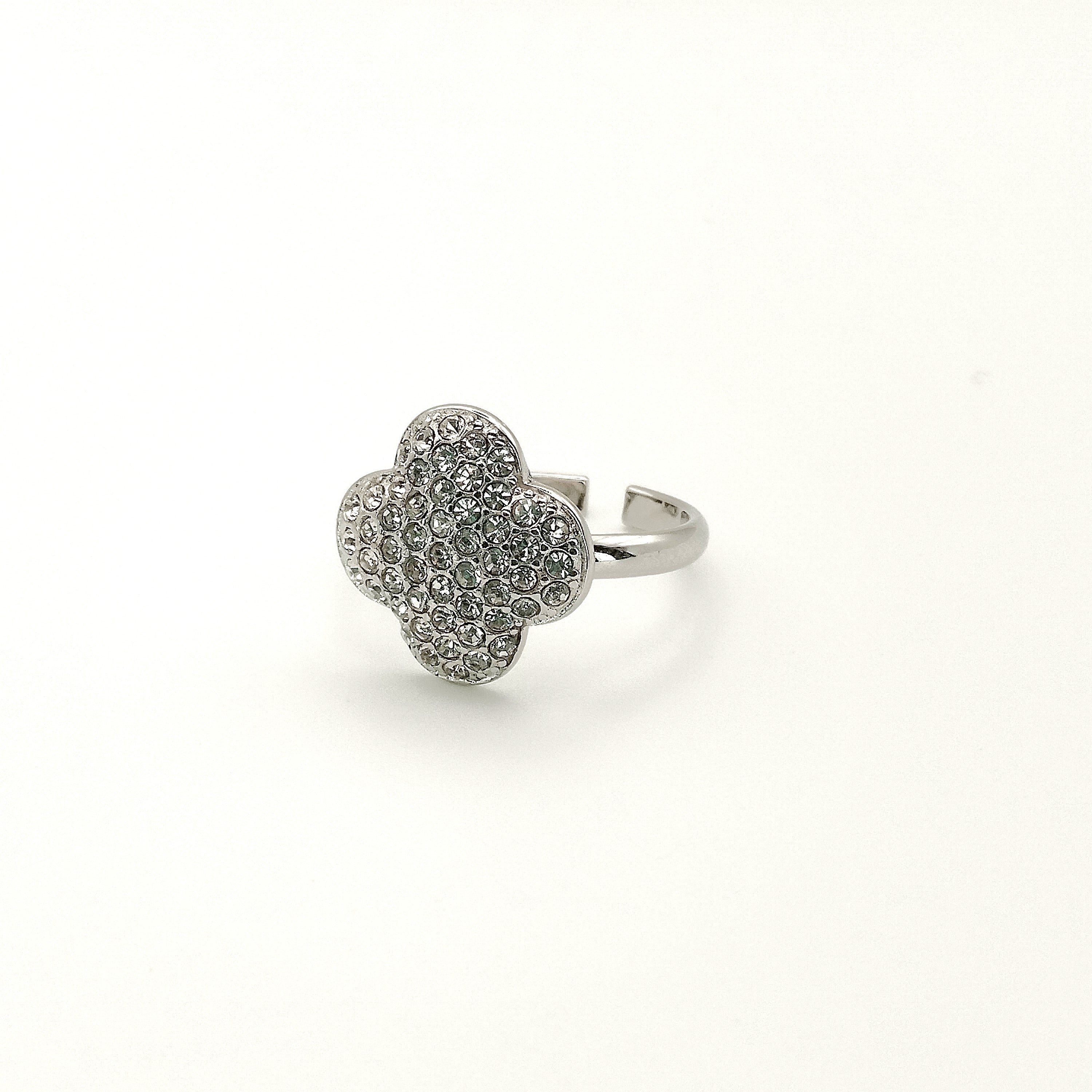 Δαχτυλίδι σταυρός με διαμαντάκια