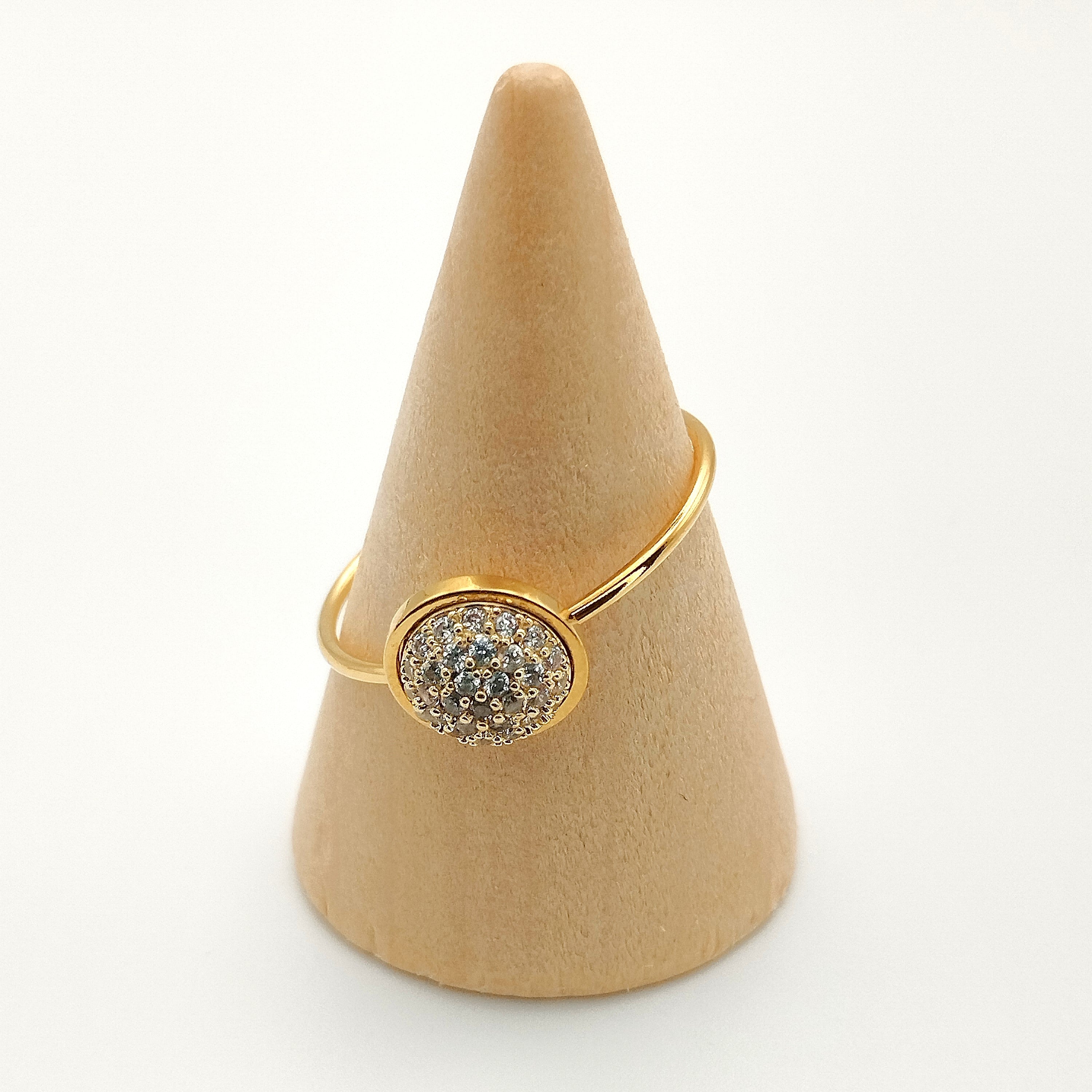 Δαχτυλίδι στρογγυλό με διαμαντάκια