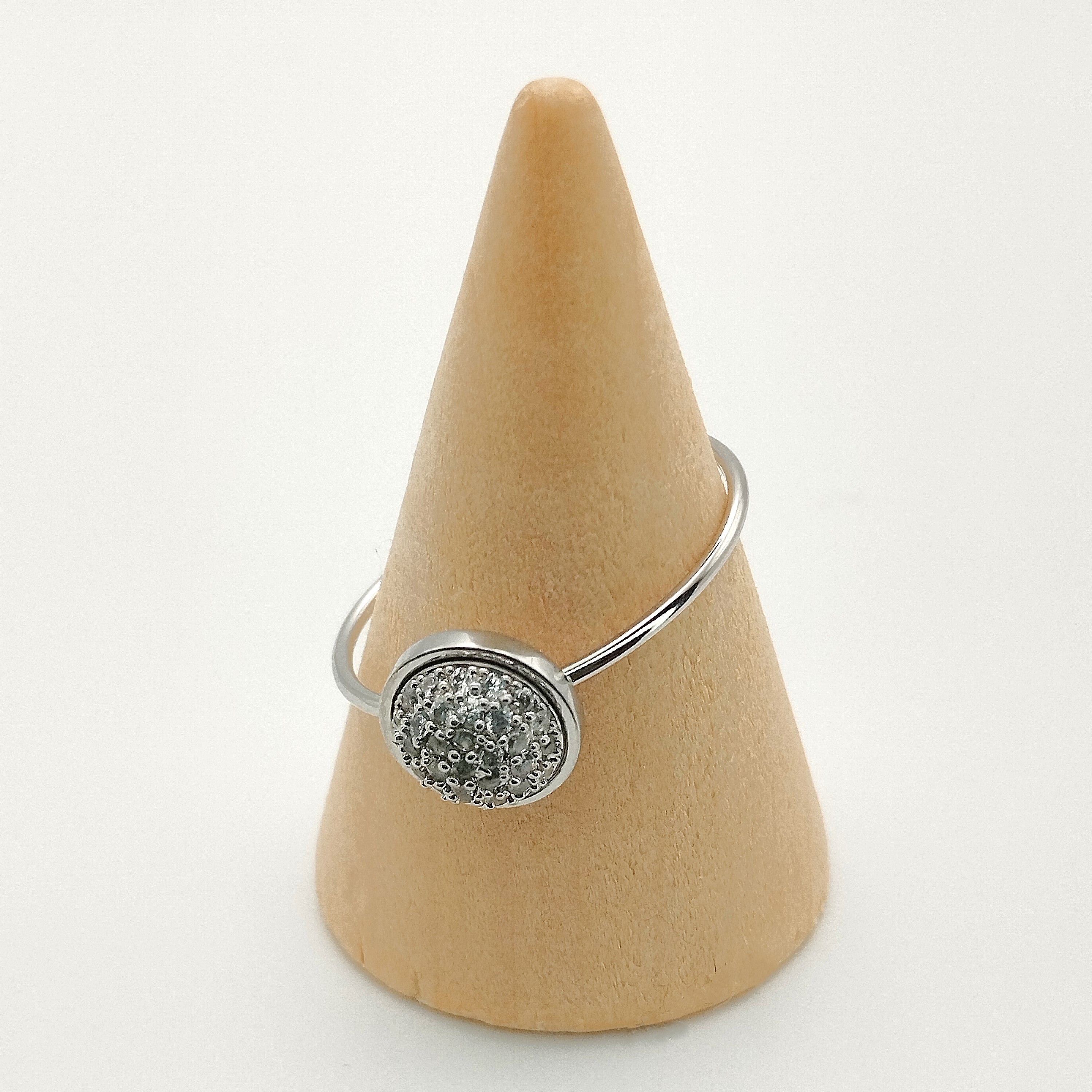 Δαχτυλίδι στρογγυλό με διαμαντάκια