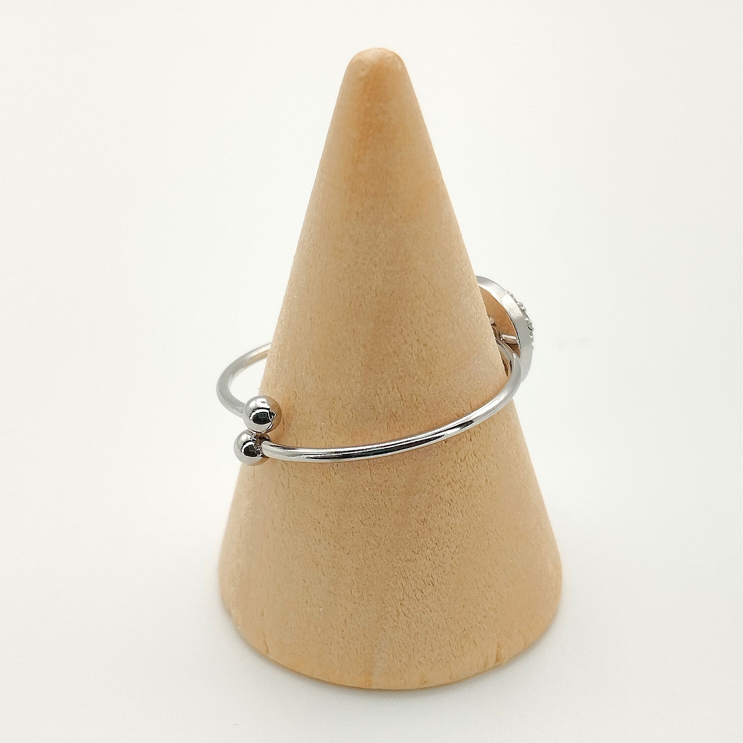 Δαχτυλίδι στρογγυλό με διαμαντάκια