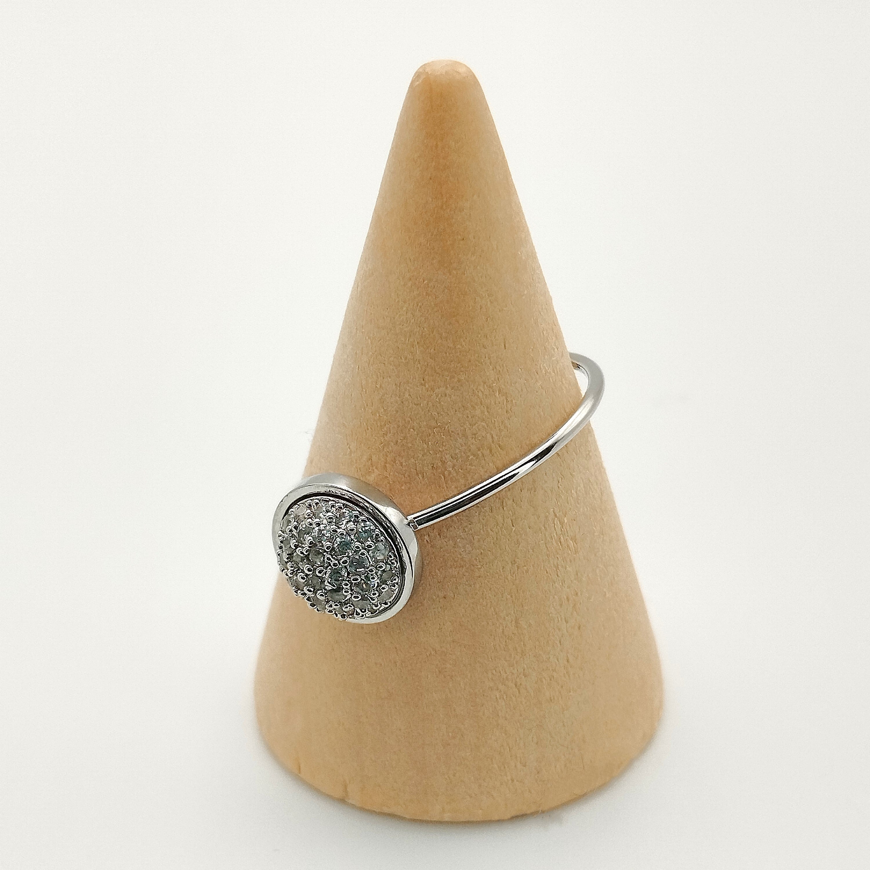 Δαχτυλίδι στρογγυλό με διαμαντάκια