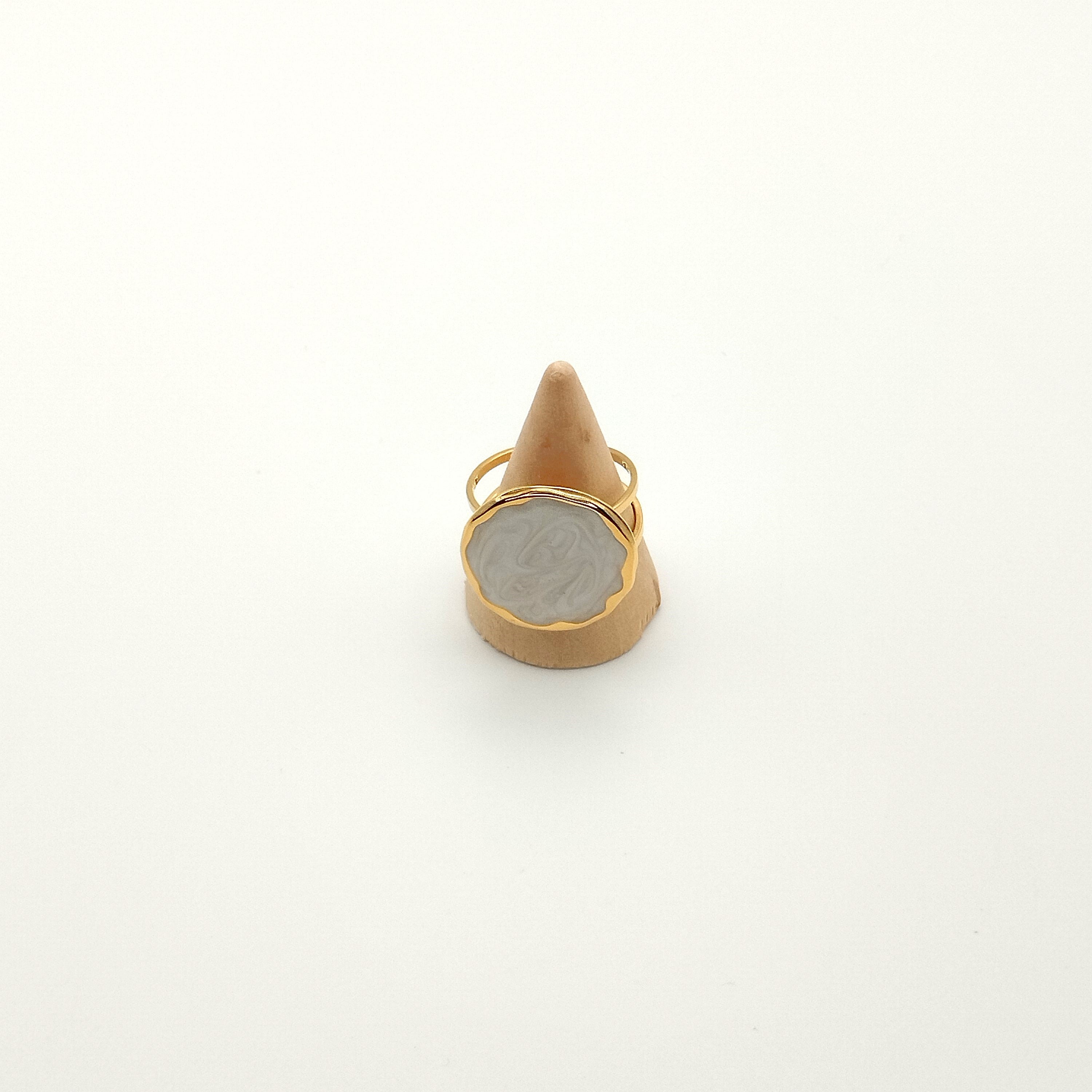 Δαχτυλίδι πλακέ στρογγυλό