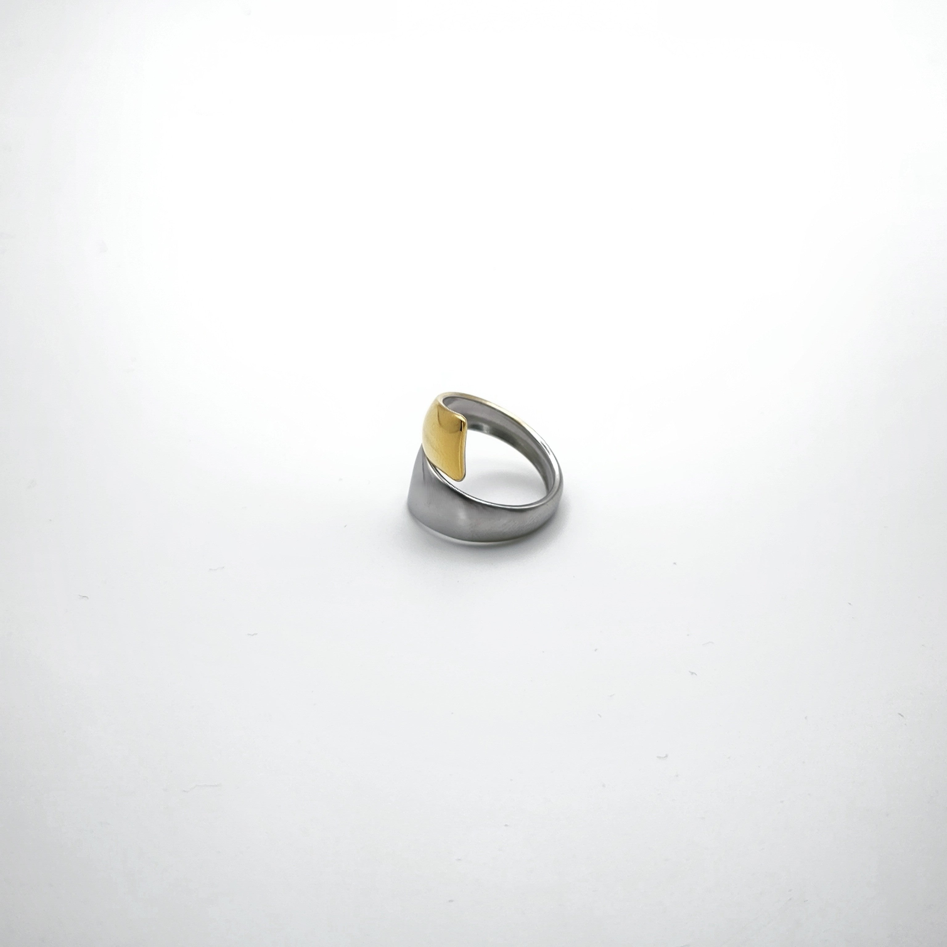 Δαχτυλίδι Διπλό Δίχρωμο