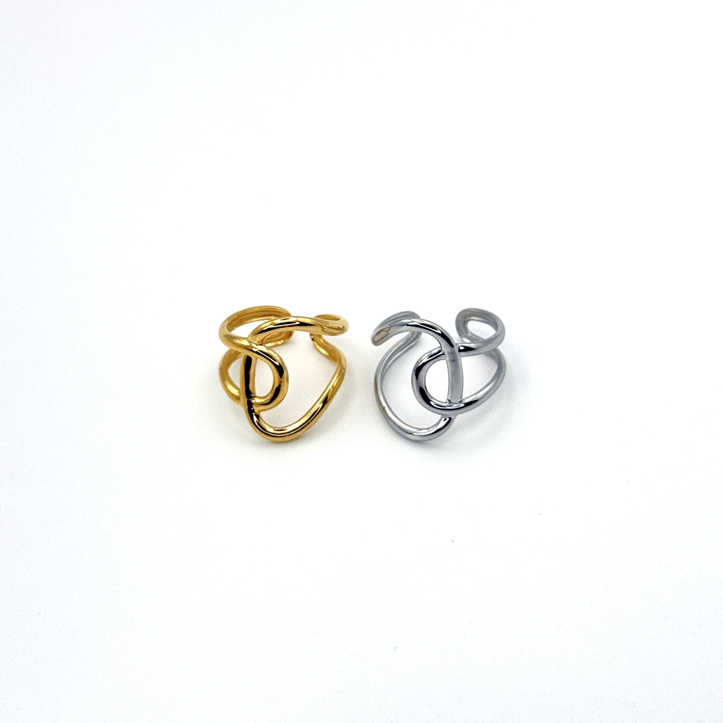 Δαχτυλίδι Ατσάλινο Σχέδιο Κόμπος