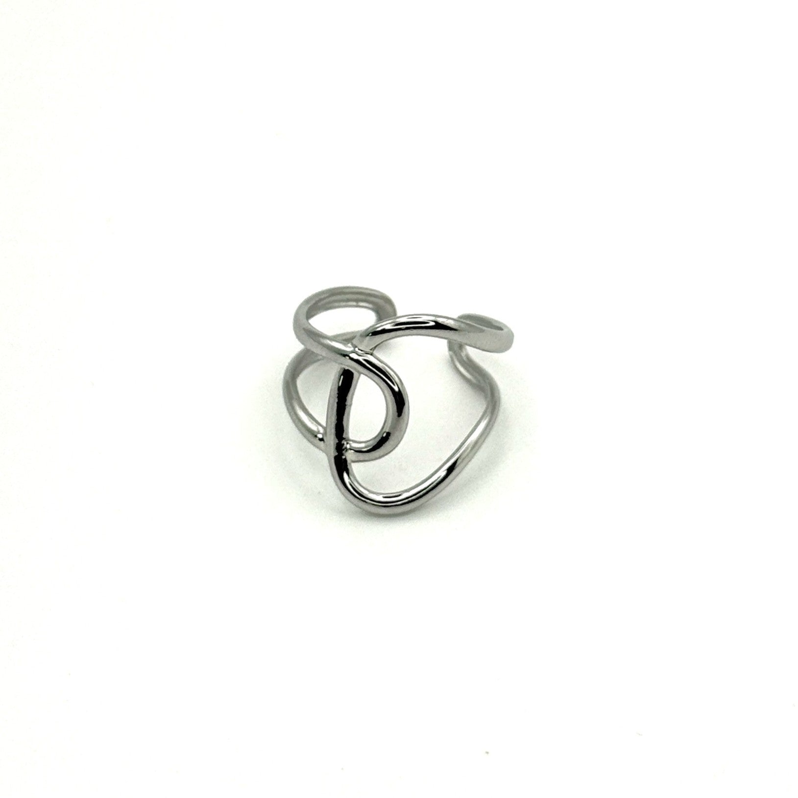 Δαχτυλίδι Ατσάλινο Σχέδιο Κόμπος