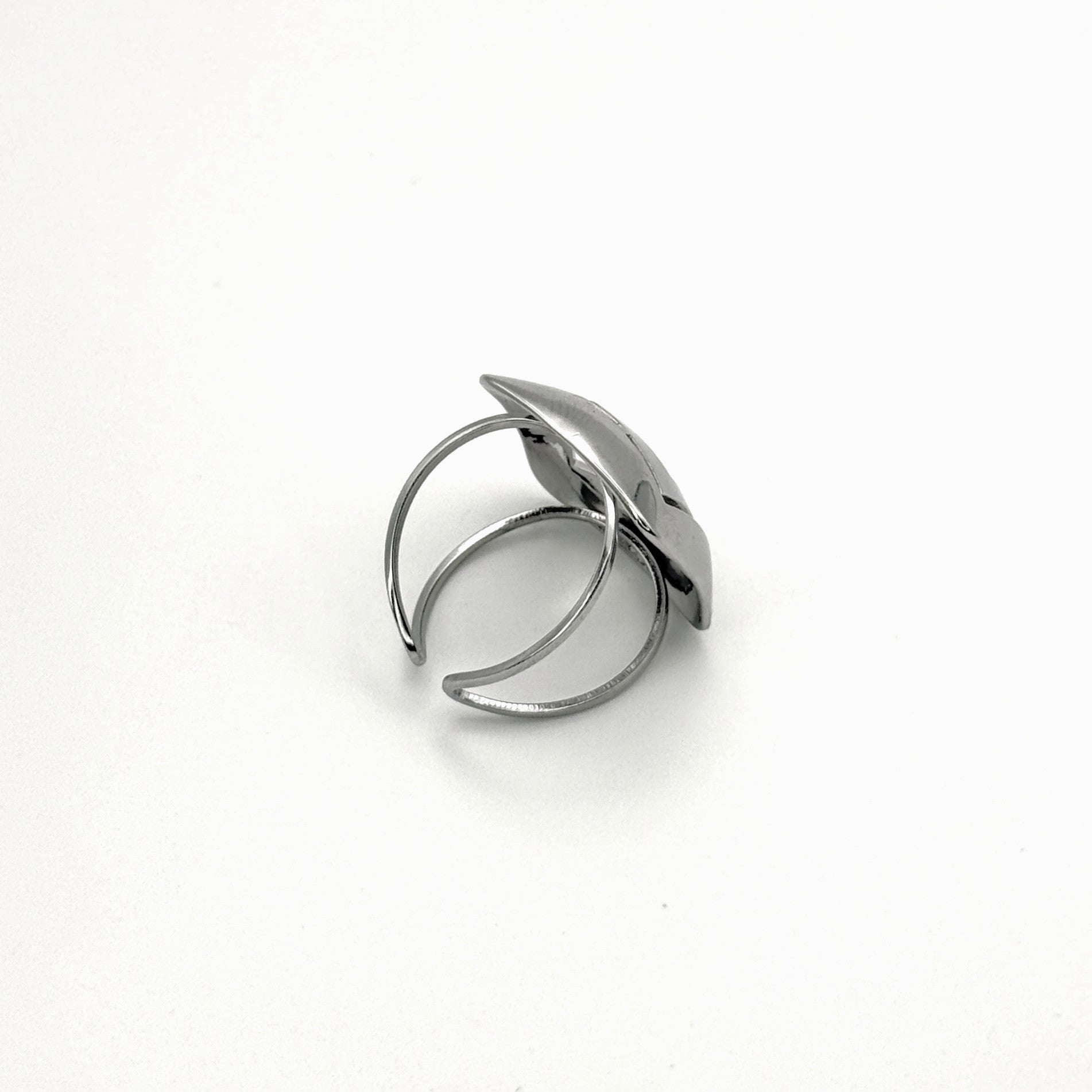 Δαχτυλίδι Ατσάλινο Φαρδύ Γεωμετρικό Σχέδιο